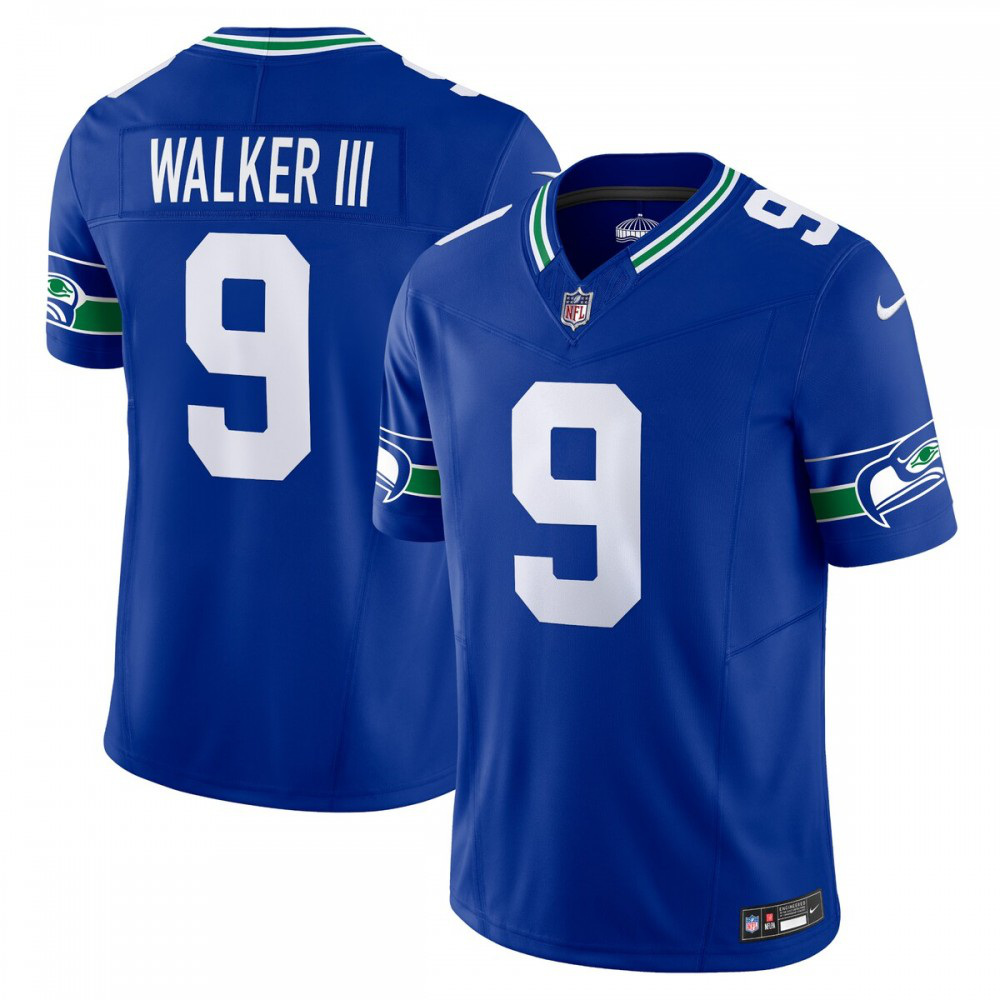 Kenneth Walker III Seattle Seahawks Nike Vapor F.U.S.E. Limited Jersey - Royal-GridironStore